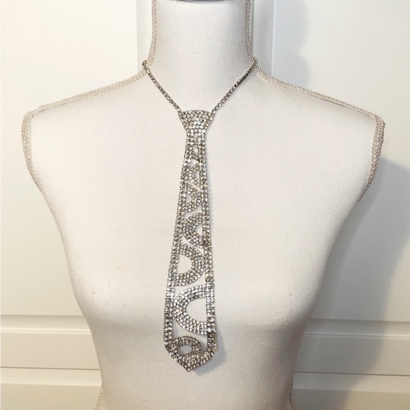 Rhinestone Tie - Picture 1 of 6